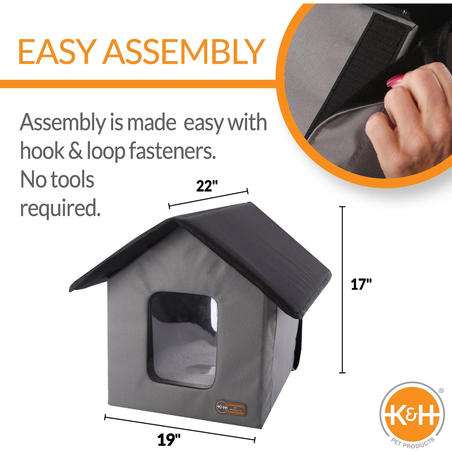 K&H Pet Products Outdoor Heated Kitty House Cat Shelter 4 K&H Pet Products Outdoor Heated Kitty House Cat Shelter - Image 2