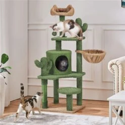 Yaheetech Cactus 53-in Sisal Cat Tree