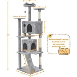 Yaheetech 80-in Cat Tree & Condo -Pet Supplies Store 1033190 PT2. AC SS1800 V1702674048