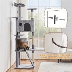 Yaheetech 80-in Cat Tree & Condo -Pet Supplies Store 1033190 PT6. AC SS1800 V1702674049