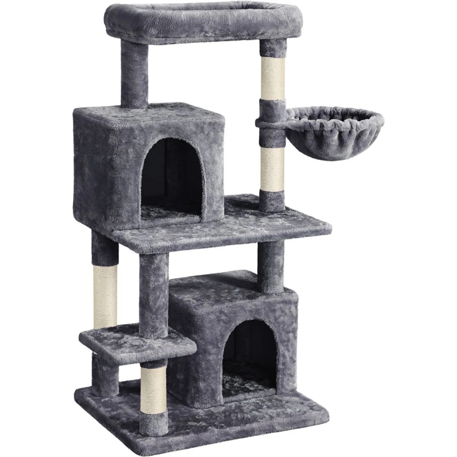 Yaheetech 46.5-in Plush Cat Tree & Condo 4 Yaheetech 46.5-in Plush Cat Tree & Condo - Image 2