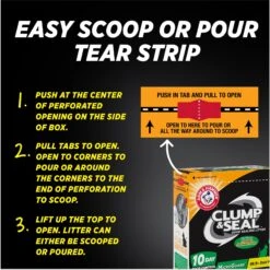 Arm & Hammer Litter Clump & Seal MicroGuard Odor Sealing Clumping Cat Litter With 10 Days Of Odor Control 13 Arm & Hammer Litter Clump & Seal MicroGuard Odor Sealing Clumping Cat Litter With 10 Days Of Odor Control -Pet Supplies Store 103804 PT2. AC SS1800 V1665692054