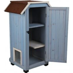 TRIXIE 3-Story Outdoor Wooden Cat House 11 TRIXIE 3-Story Outdoor Wooden Cat House -Pet Supplies Store 107263 PT3. AC SS1800 V1582909395