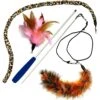 Pet Fit For Life 3 Feather Dual Rod Wand Cat Toy -Pet Supplies Store 109316 MAIN. AC SS1800 V1487100250