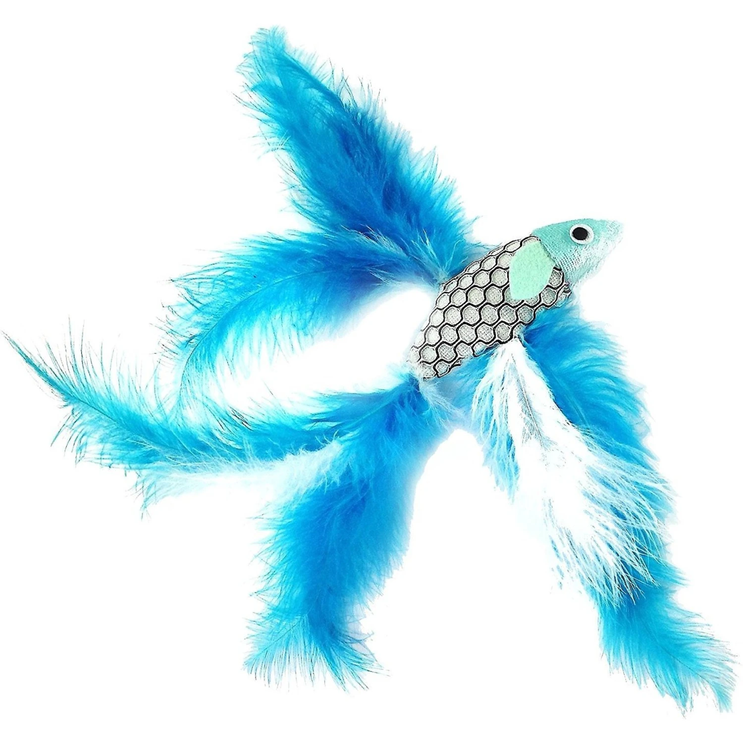Pet Fit For Life 2 Fish Feather Wand Cat Toy 7 Pet Fit For Life 2 Fish Feather Wand Cat Toy - Image 5