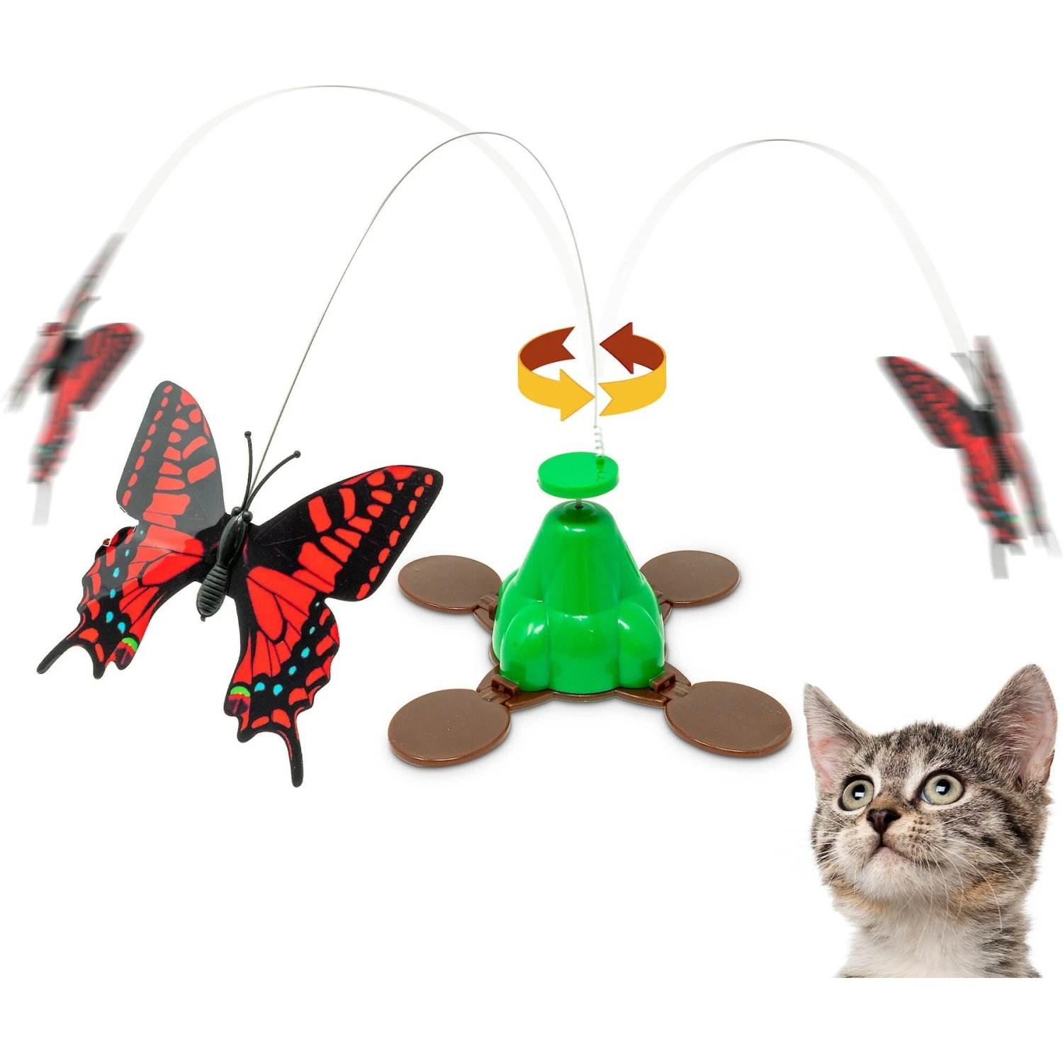 Pet Zone Fly By Spinner Interactive Cat Toy 7 Pet Zone Fly By Spinner Interactive Cat Toy - Image 5