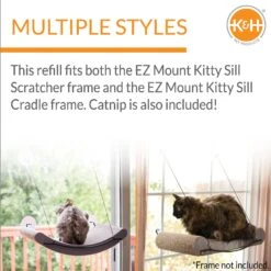 K&H Pet Products EZ Mount Window Scratcher Kitty Sill Cradle Refill 11 K&H Pet Products EZ Mount Window Scratcher Kitty Sill Cradle Refill -Pet Supplies Store 121337 PT3. AC SS1800 V1637624522