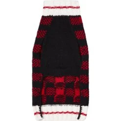 Chilly Dog Buffalo Plaid Dog & Cat Sweater -Pet Supplies Store 121710 PT4. AC SS1800 V1540220816