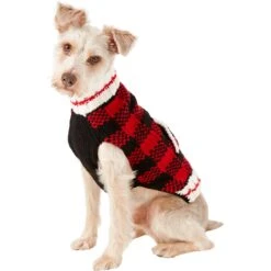 Chilly Dog Buffalo Plaid Dog & Cat Sweater -Pet Supplies Store 121710 PT6. AC SS1800 V1540220824