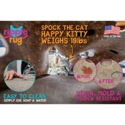 SnugglyCat Ripple Rug Cat Activity Play Mat -Pet Supplies Store 122790 PT6. AC SS1800 V1493762830
