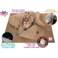 SnugglyCat Ripple Rug Cat Activity Play Mat -Pet Supplies Store 122790 PT7. AC SS1800 V1493762917