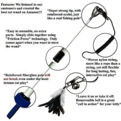 Pet Fit For Life 4 Piece Dual Rod Wand Cat Toy 16 Pet Fit For Life 4 Piece Dual Rod Wand Cat Toy -Pet Supplies Store 123822 PT6. AC SS1800 V1589320852