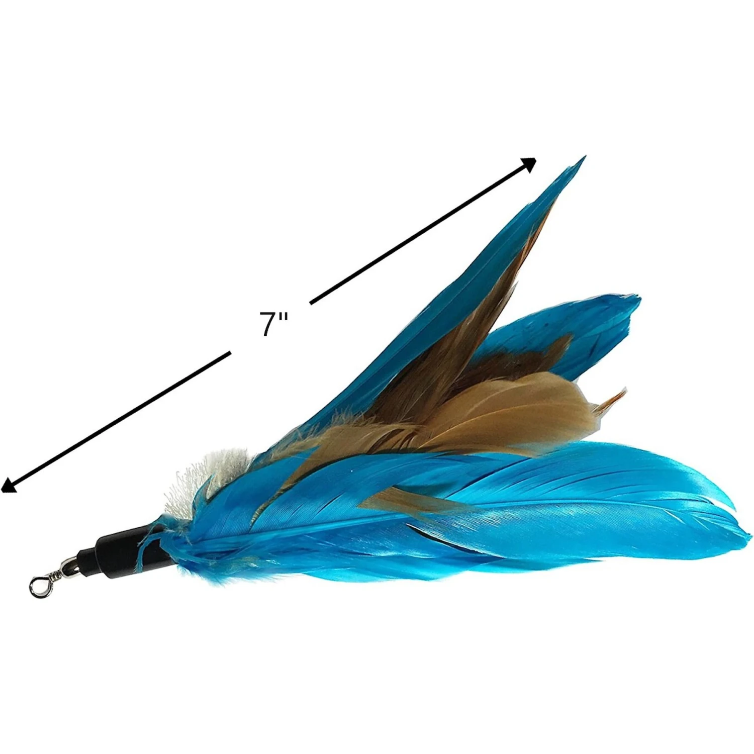 Pet Fit For Life 7 Piece Replacement Feather Pack For Wand Cat Toy 4 Pet Fit For Life 7 Piece Replacement Feather Pack For Wand Cat Toy - Image 2