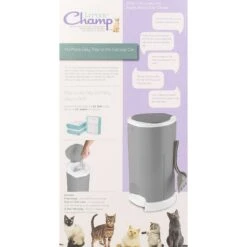 Litter Champ Premium Odor-Free Cat Litter Waste Disposal System, Grey 13 Litter Champ Premium Odor-Free Cat Litter Waste Disposal System, Grey -Pet Supplies Store 127916 PT2. AC SS1800 V1522101794