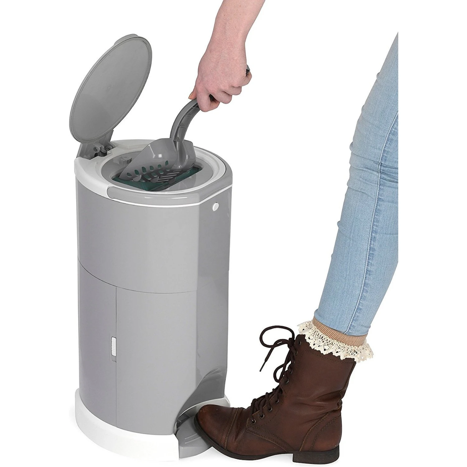 Litter Champ Premium Odor-Free Cat Litter Waste Disposal System, Grey 7 Litter Champ Premium Odor-Free Cat Litter Waste Disposal System, Grey - Image 5