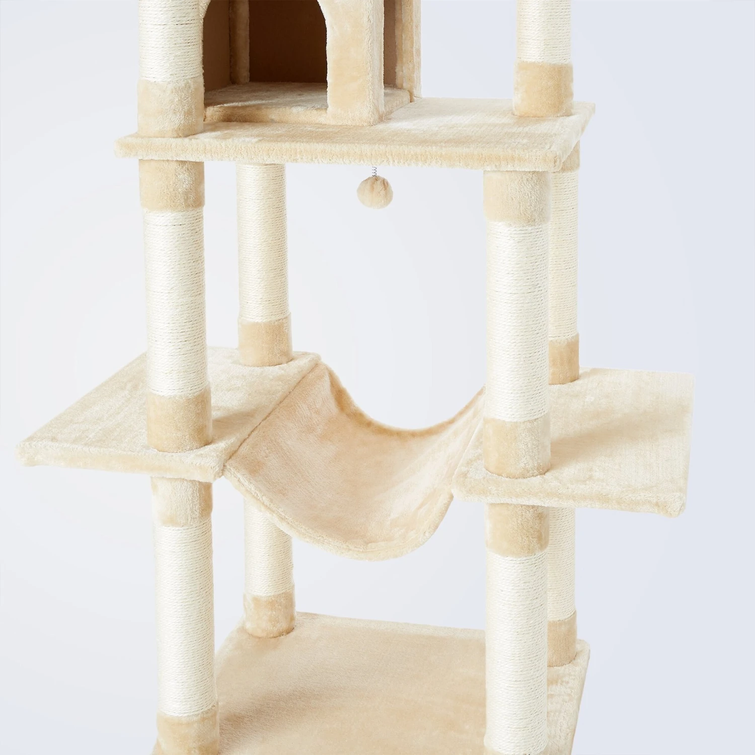 Frisco 78-in Faux Fur Cat Tree & Condo 5 Frisco 78-in Faux Fur Cat Tree & Condo - Image 3