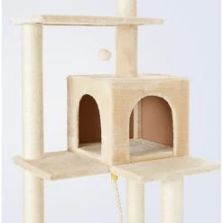 Frisco 78-in Faux Fur Cat Tree & Condo -Pet Supplies Store 128081 PT3. AC SS1800 V1584452471