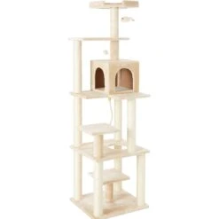 Frisco 78-in Faux Fur Cat Tree & Condo -Pet Supplies Store 128081 PT5. AC SS1800 V1584453152