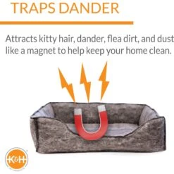 K&H Pet Products Amazin' Kitty Lounge Sleeper Cat Bed -Pet Supplies Store 131901 PT4. AC SS1800 V1682706148