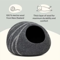 Meowfia Premium Felt Cat Cave Bed -Pet Supplies Store 137344 PT3. AC SS1800 V1680895415