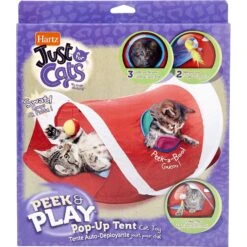 Hartz Just For Cats Peek & Play Pop-Up Tent Cat Toy -Pet Supplies Store 139103 PT6. AC SS1800 V1589230885