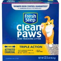 Fresh Step Clean Paws Scented Clumping Clay Cat Litter -Pet Supplies Store 141502 PT5. AC SS1800 V1694465596