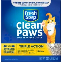 Fresh Step Clean Paws Scented Clumping Clay Cat Litter -Pet Supplies Store 141502 PT6. AC SS1800 V1694459345