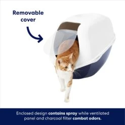Frisco Hooded Cat Litter Box 7 Frisco Hooded Cat Litter Box -Pet Supplies Store 153376 PT2. AC SS1800 V1675279932
