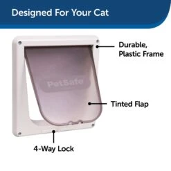 PetSafe 4-Way Locking Pet Door, Up To 15-lbs 10 PetSafe 4-Way Locking Pet Door, Up To 15-lbs -Pet Supplies Store 154662 PT2. AC SS1800 V1628119917