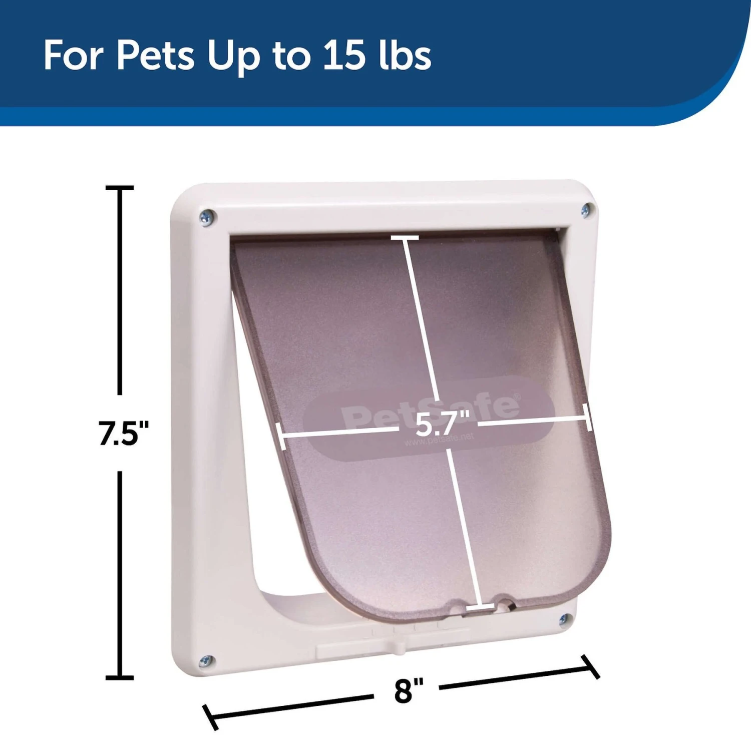 PetSafe 4-Way Locking Pet Door, Up To 15-lbs 8 PetSafe 4-Way Locking Pet Door, Up To 15-lbs - Image 6
