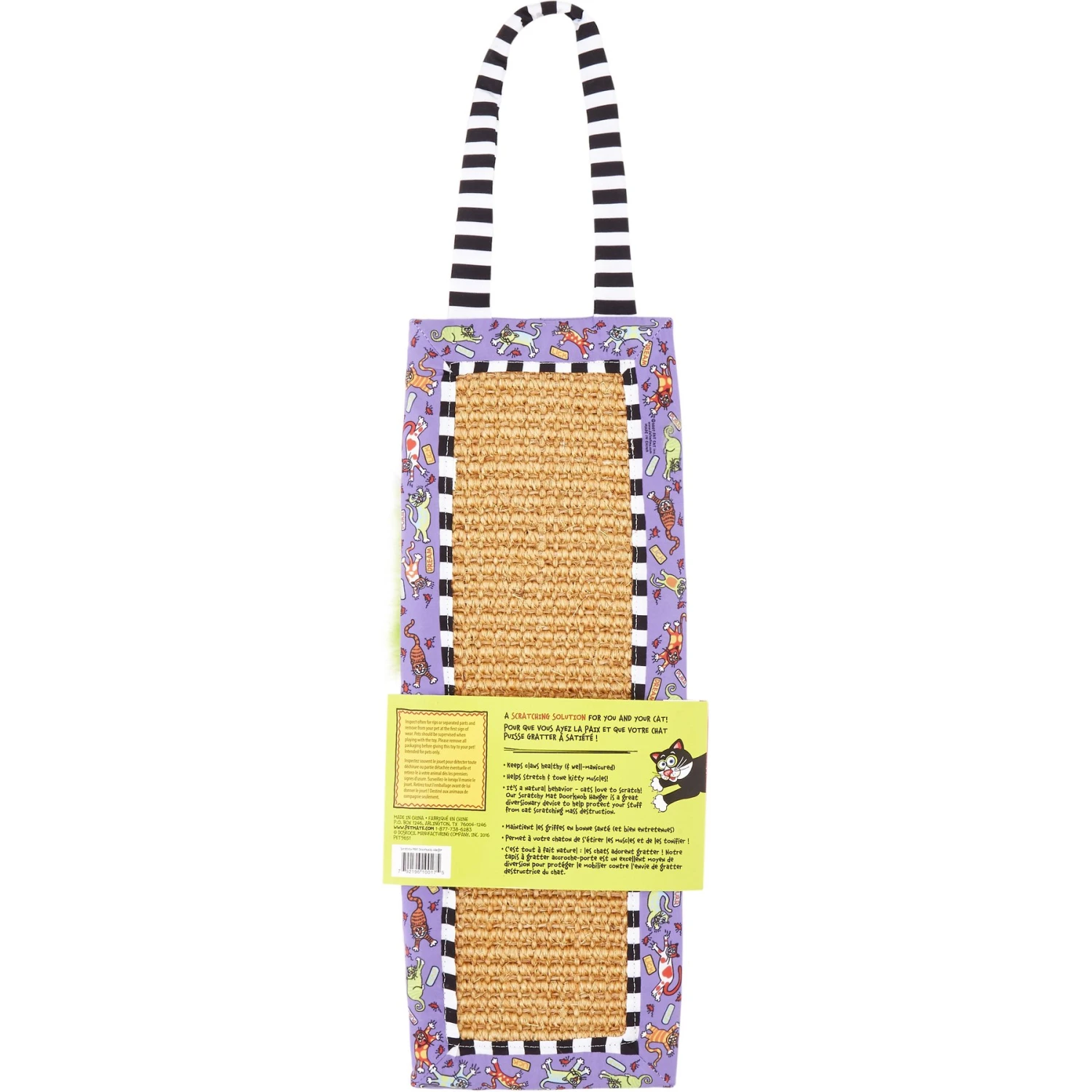 Fat Cat Scratchy Mat Doorknob Hanger Cat Toy 7 Fat Cat Scratchy Mat Doorknob Hanger Cat Toy - Image 5