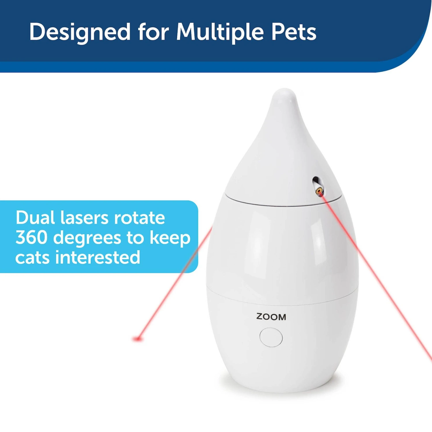PetSafe Zoom Rotating Laser Cat Toy 10 PetSafe Zoom Rotating Laser Cat Toy - Image 8