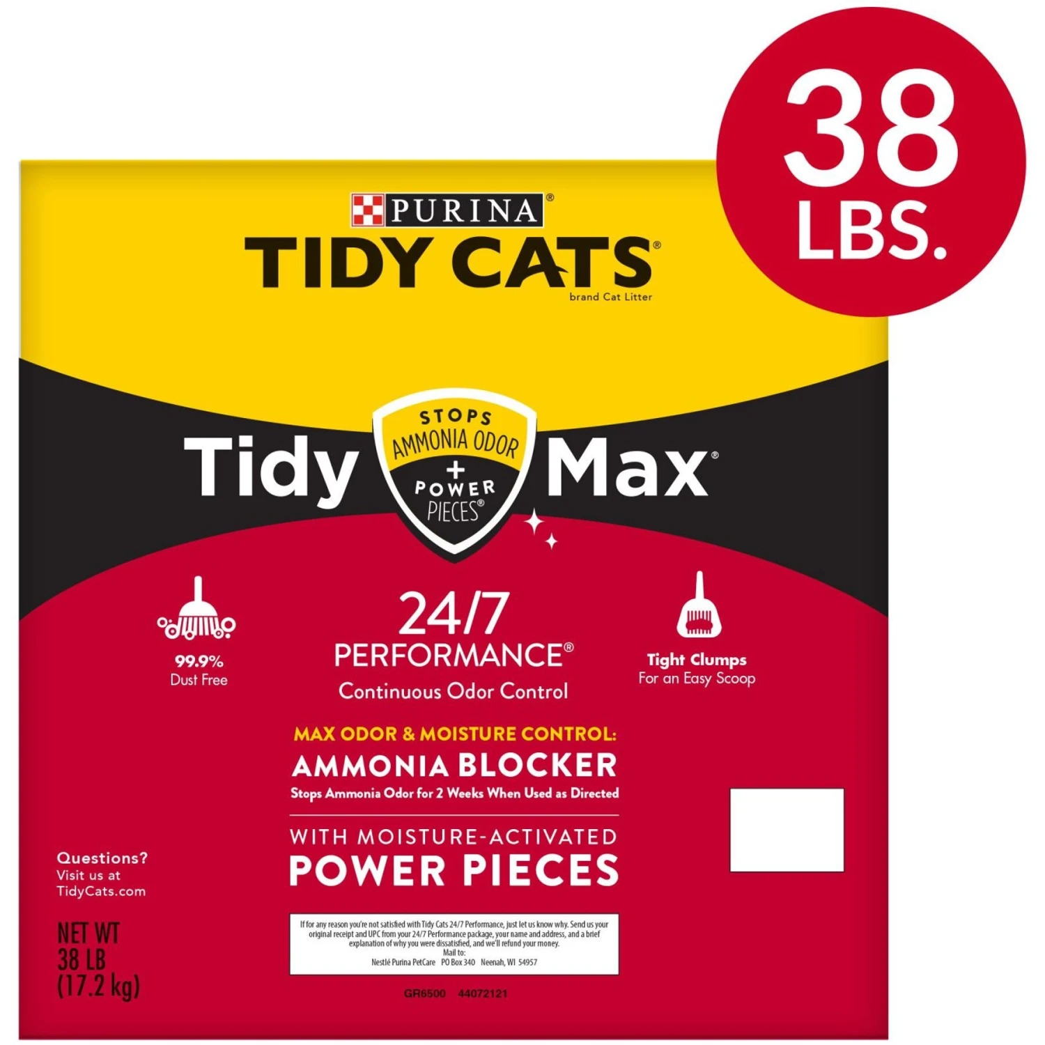 Tidy Max 24/7 Performance Scented Clumping Clay Cat Litter 4 Tidy Max 24/7 Performance Scented Clumping Clay Cat Litter - Image 2