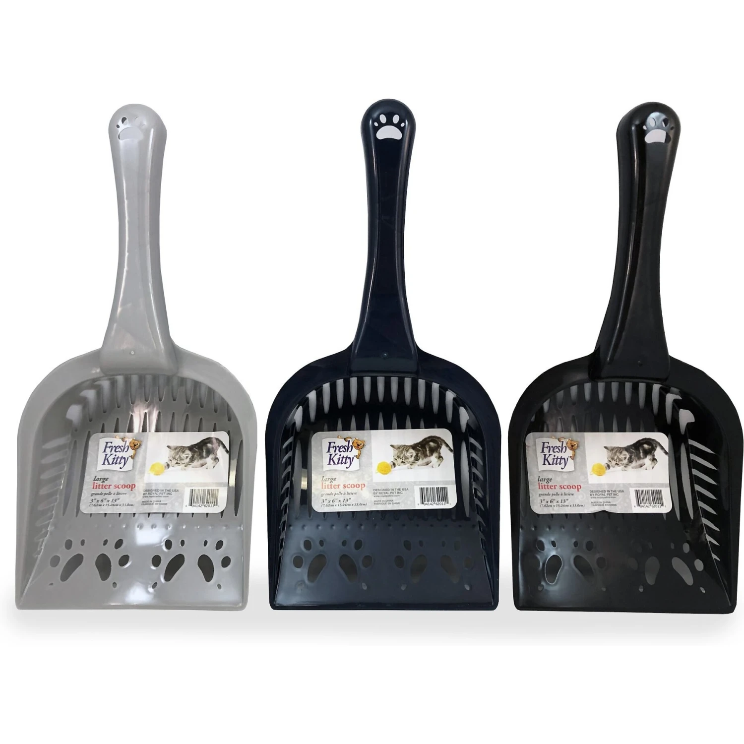 Fresh Kitty Deluxe Cat Litter Scoop, Color Varies 5 Fresh Kitty Deluxe Cat Litter Scoop, Color Varies - Image 3