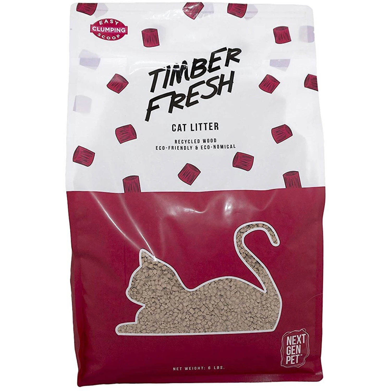 Next Gen Pet Products Timber Fresh Unscented Clumping Wood Cat Litter 3 Next Gen Pet Products Timber Fresh Unscented Clumping Wood Cat Litter