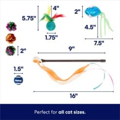 Frisco Plush, Teaser, Ball & Tunnel Variety Pack Cat Toy With Catnip 10 Frisco Plush, Teaser, Ball & Tunnel Variety Pack Cat Toy With Catnip -Pet Supplies Store 169688 PT2. AC SS1800 V1692190912