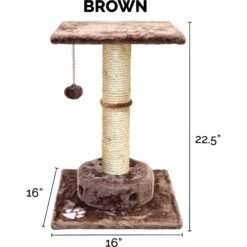 Tiger Tough Scratching Post 22.5-in Faux Fur Cat Tree 12 Tiger Tough Scratching Post 22.5-in Faux Fur Cat Tree -Pet Supplies Store 173194 PT3. AC SS1800 V1618280518