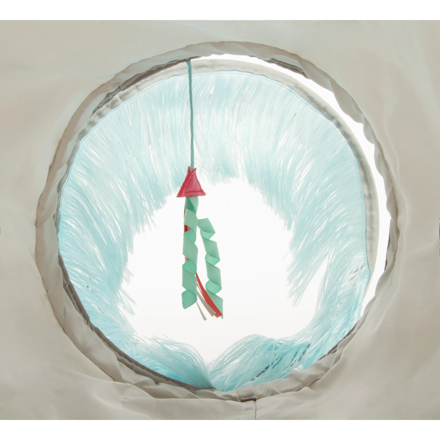 SmartyKat Fringe Frenzy Cat Activity Tunnel 7 SmartyKat Fringe Frenzy Cat Activity Tunnel - Image 5