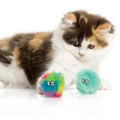 SmartyKat Fuzzy Friends Plush Ball Cat Toys -Pet Supplies Store 173646 PT4. AC SS1800 V1639005724
