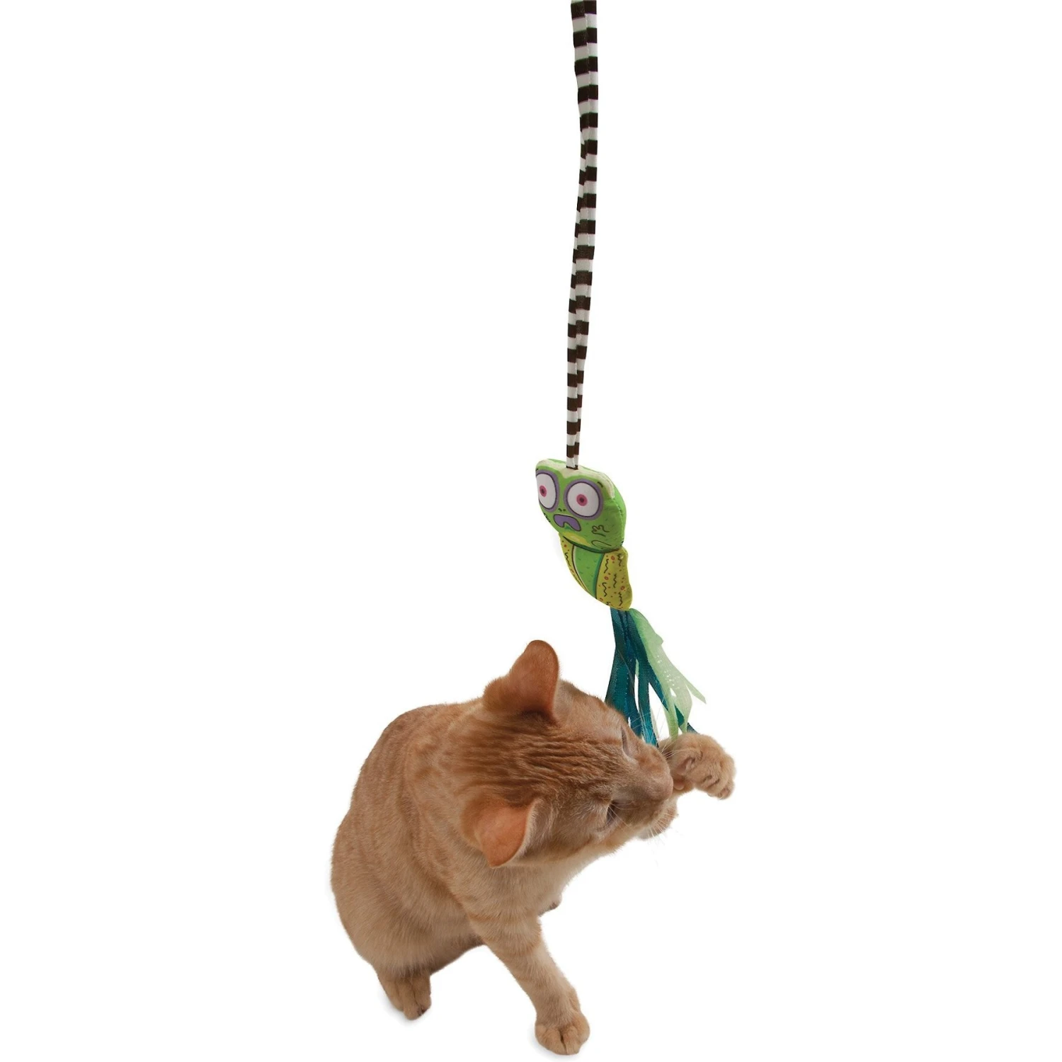 Fat Cat Catfisher Teasers Tadpole Wand Cat Toy 4 Fat Cat Catfisher Teasers Tadpole Wand Cat Toy - Image 2