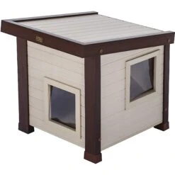 New Age Pet ECOFLEX Outdoor Cat House Shelter 13 New Age Pet ECOFLEX Outdoor Cat House Shelter -Pet Supplies Store 175292 PT2. AC SS1800 V1583360890