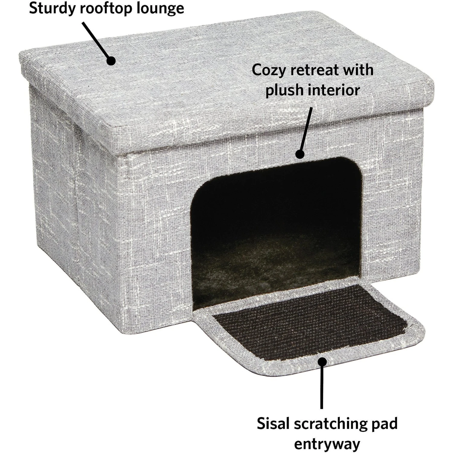 MidWest Curious Cube Cat Condo 4 MidWest Curious Cube Cat Condo - Image 3