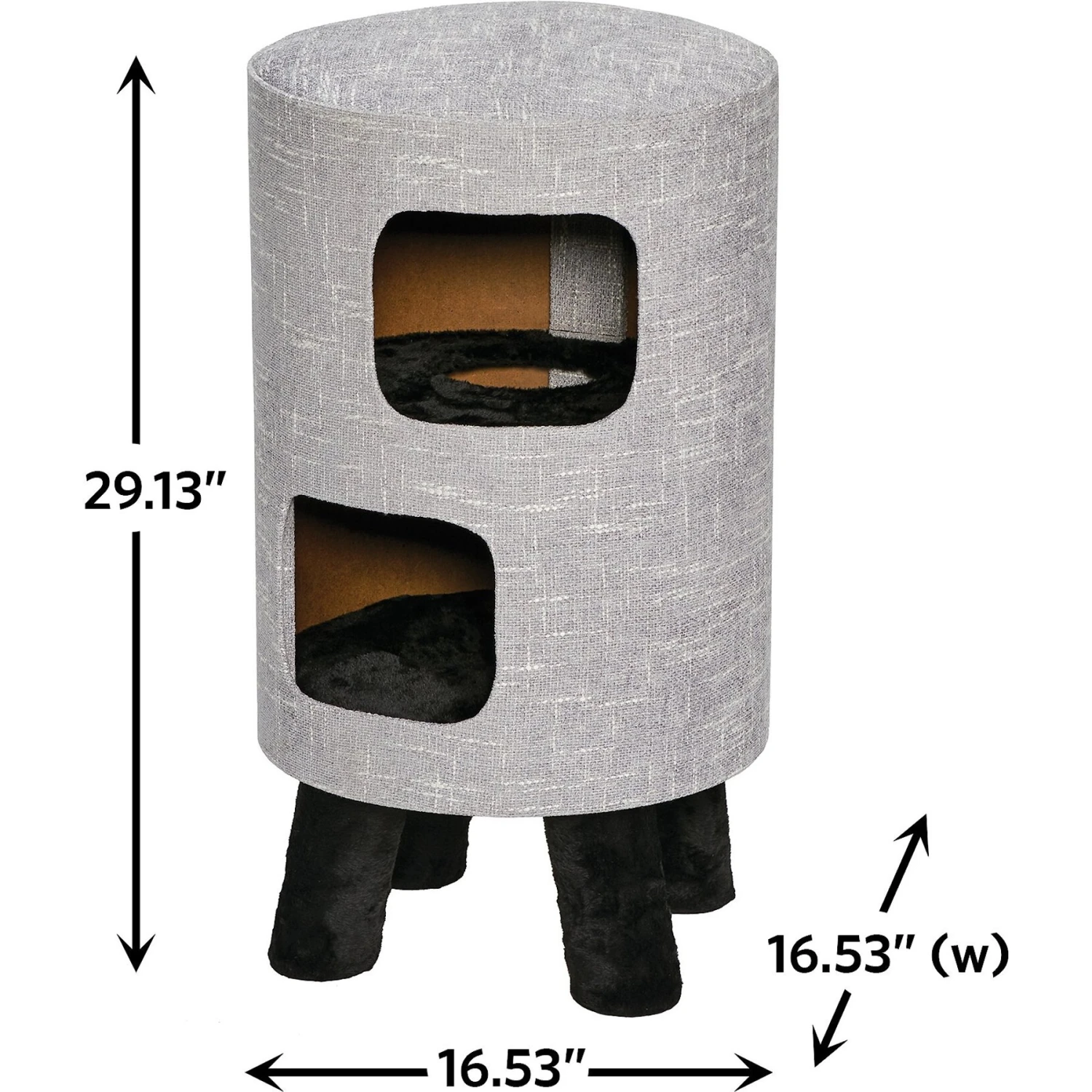 MidWest 2-Story Modern Feline Nuvo Stella Cat Condo 5 MidWest 2-Story Modern Feline Nuvo Stella Cat Condo - Image 3