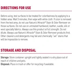 Nature's Miracle Cat Enzymatic Stain Remover & Odor Eliminator Refill, 1-gal Bottle -Pet Supplies Store 178085 PT5. AC SS1800 V1701116414