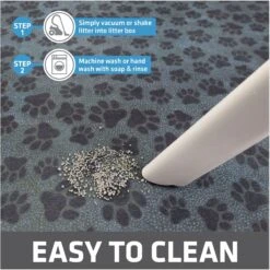 Drymate Protective & Decorative Cat Litter Mat, Paw Dots, Large, 20-in X 28-in -Pet Supplies Store 181538 PT4. AC SS1800 V1689627180