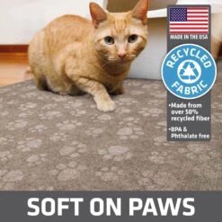 Drymate Premium Debossed Paw Cat Litter Trapping Mat, Taupe, X-Large, 28-in X 34-in 12 Drymate Premium Debossed Paw Cat Litter Trapping Mat, Taupe, X-Large, 28-in X 34-in -Pet Supplies Store 181550 PT3. AC SS1800 V1691002848