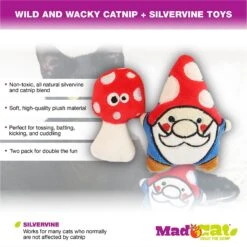 Mad Cat Gnome Sweet Gnome Catnip & Silvervine Cat Toy -Pet Supplies Store 181818 PT2. AC SS1800 V1563553943