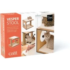 Vesper Stool 14.57-in Modern Cat Tree -Pet Supplies Store 182905 PT5. AC SS1800 V1627688542