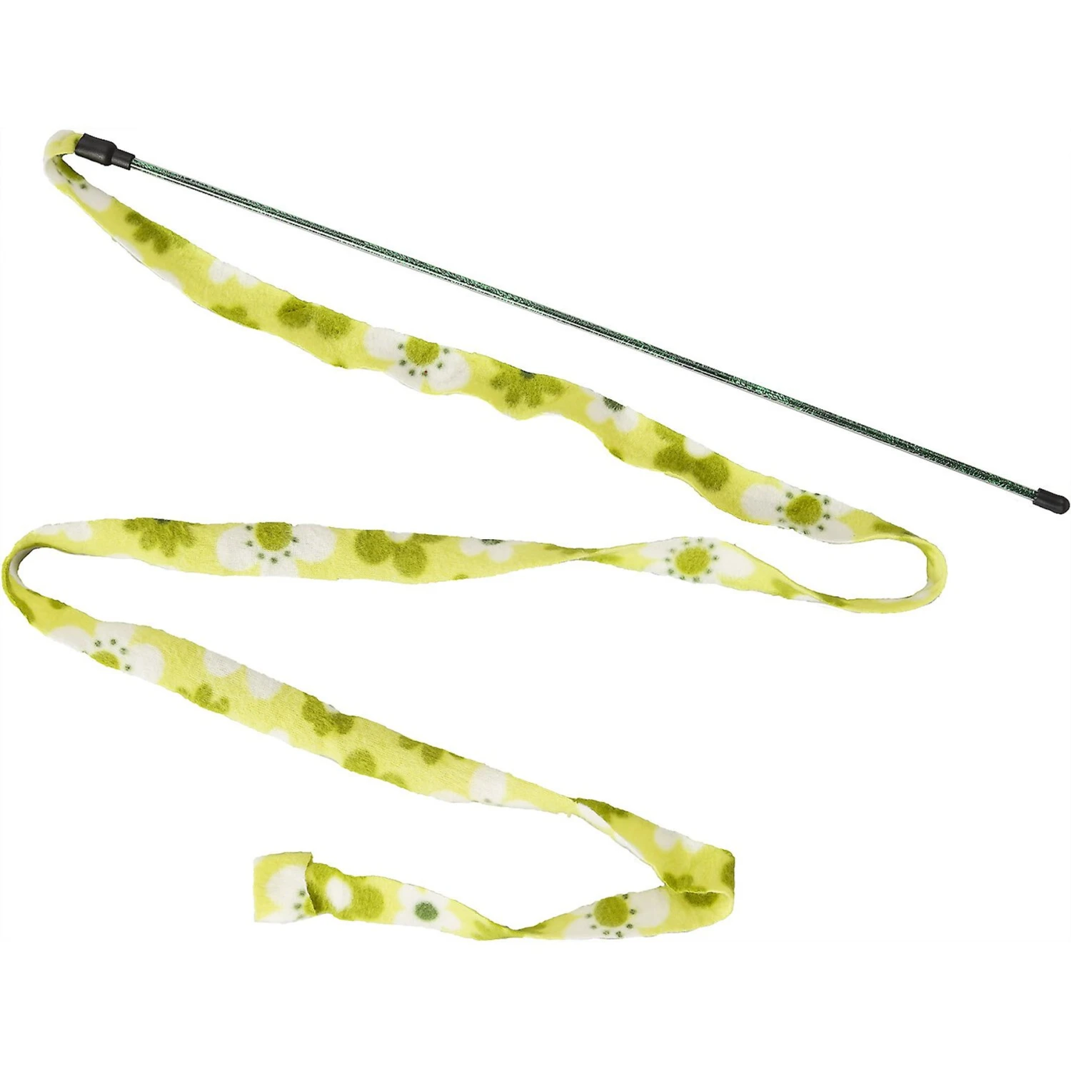 Ethical Pet Cat Prancer Fleece Frenzy Wand Cat Toy, Color Varies 4 Ethical Pet Cat Prancer Fleece Frenzy Wand Cat Toy, Color Varies - Image 2