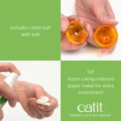 Catit Senses 2.0 Wave Circuit Cat Toy -Pet Supplies Store 191556 PT4. AC SS1800 V1628093769